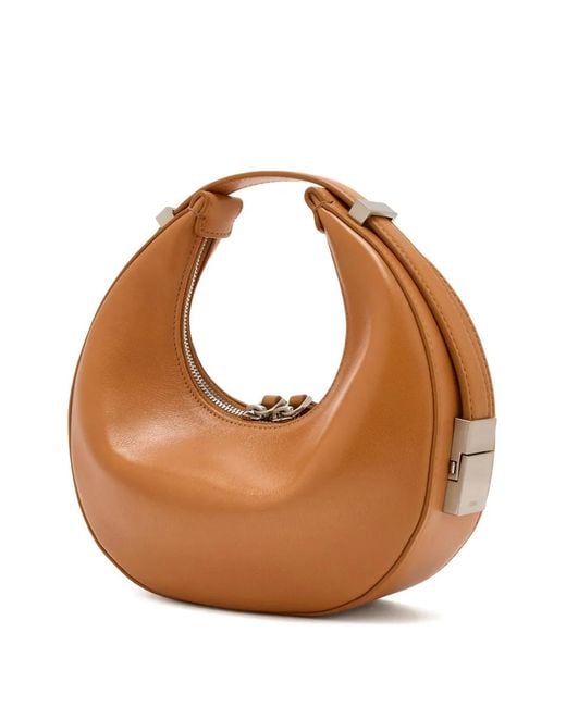 OSOI Brown Zip Shoulder Bag