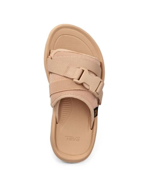 Teva Pink Hurricane Verge Slides
