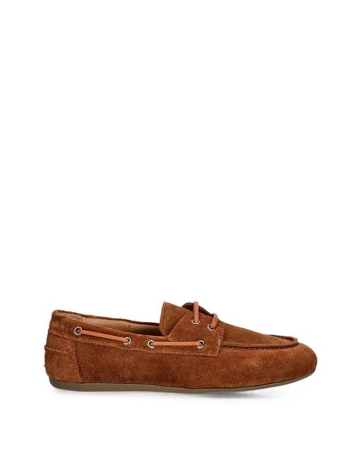 JONAK PARIS Brown Mocassins En Daim À Lacets Lacie
