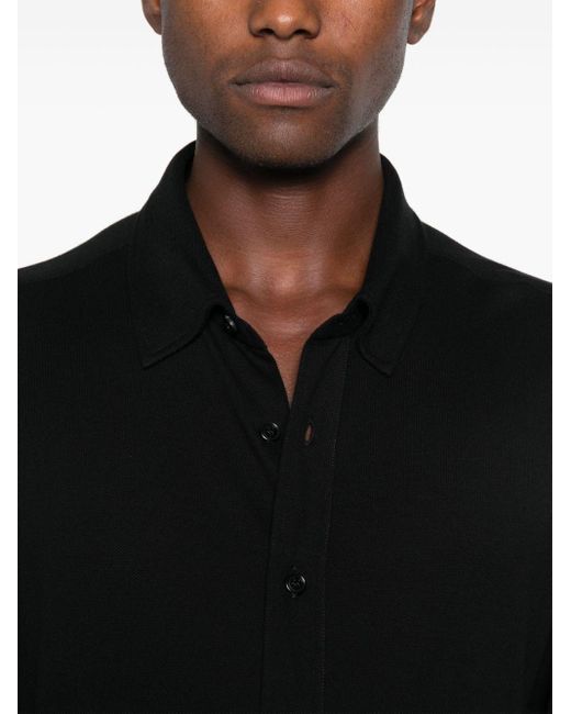 Brioni Black Cotton Shirt for men