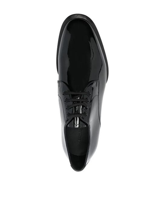 McQueen Black Oxford Laced Up for men