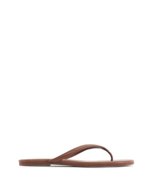 12 STOREEZ Brown Jennifer Thong Sandals