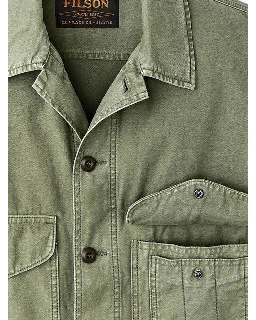Filson Green Double-Pocket Jacket for men