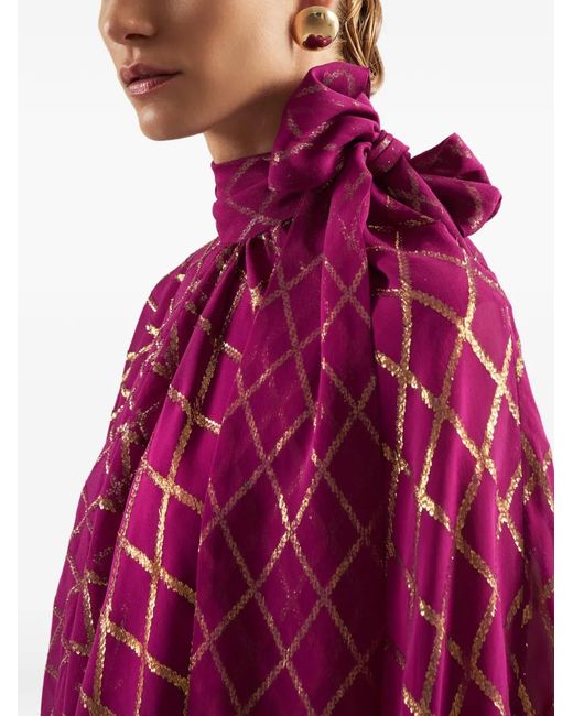 Taller Marmo Purple Stevie Blouse