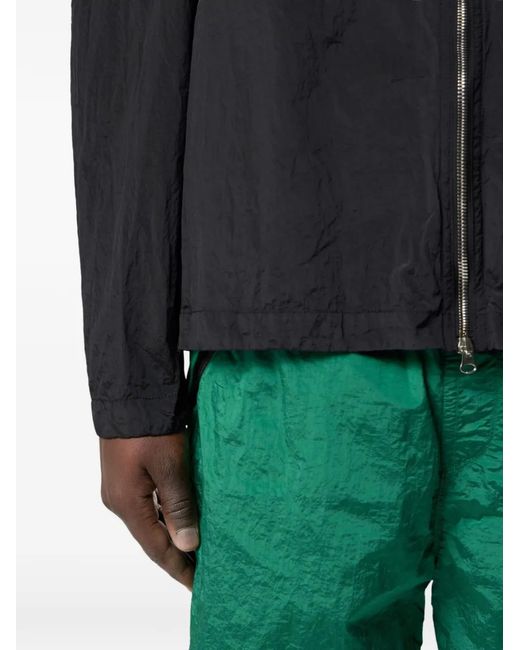 Stone Island Black Zip Shirt Jacket for men