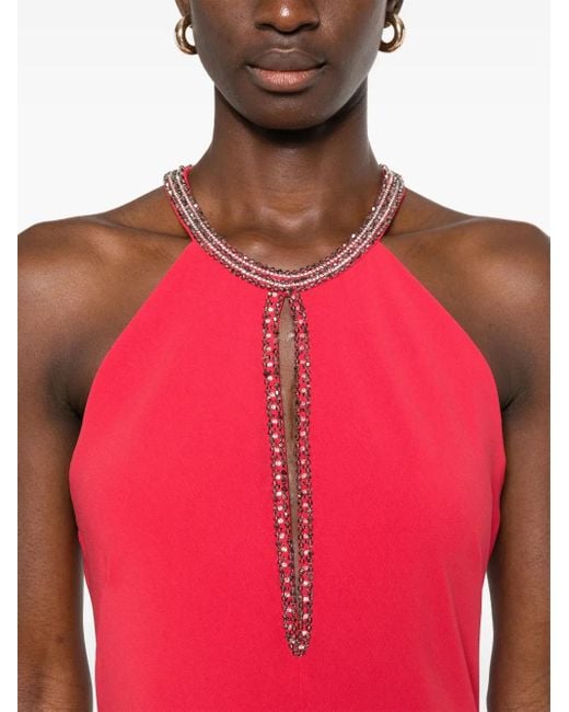 Max Mara Red Fernet Gown