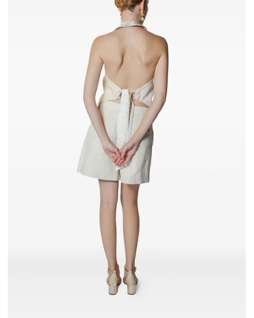 Lethicia Bronstein White Vanessa Playsuit