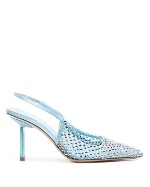 Zapatos Gilda con tacón de 100 mm Le Silla de color Blue