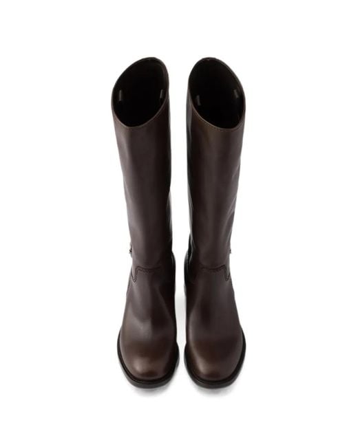Prada Black Leather Boots