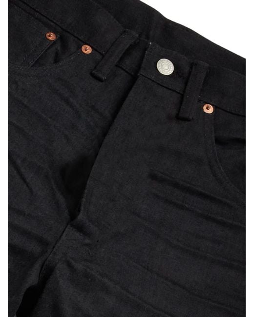 RRL Black Logo-Patch Jeans for men
