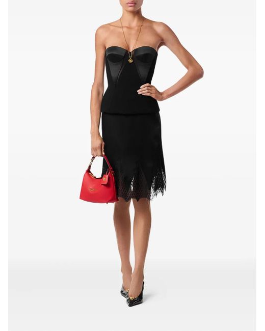 Versace Black Off-Shoulder Corset