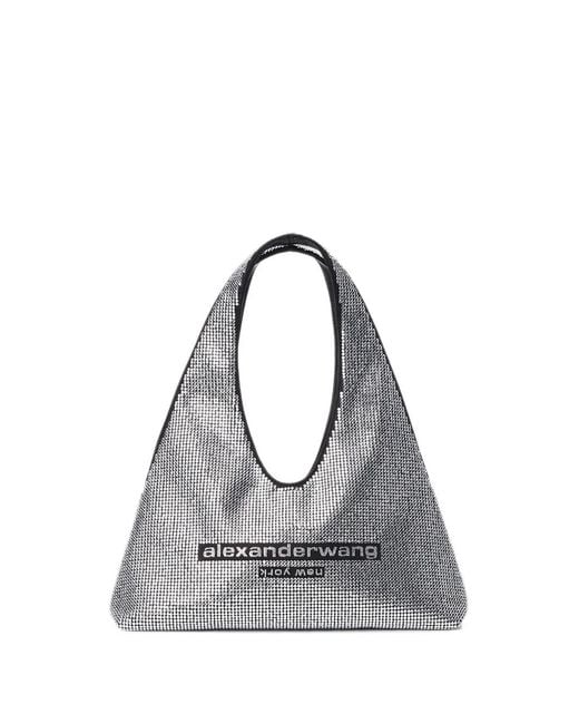Alexander Wang Black Pike Crystal Mini Bag