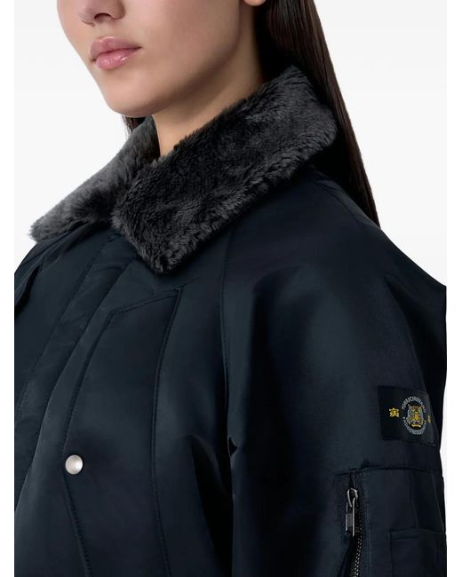Limi Feu Blue Collar Snap-Button Jacket