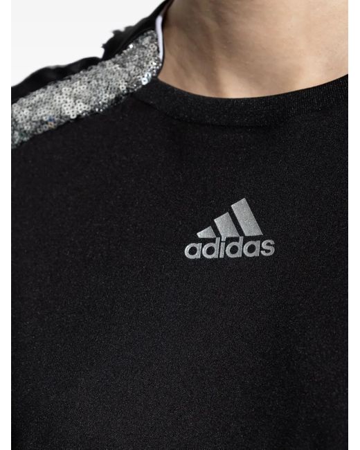 Adidas Teamgeist スパンコール トップ Black