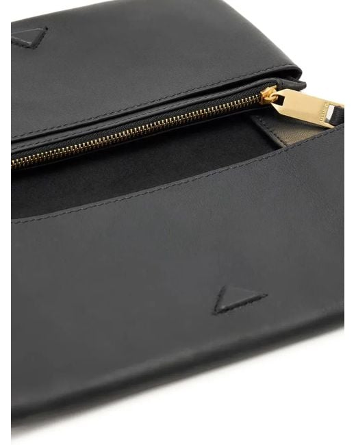 AllSaints Black Harluna Leather Wallet