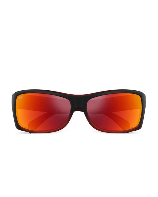 Maui Jim Red Equator Rectangular Sunglasses