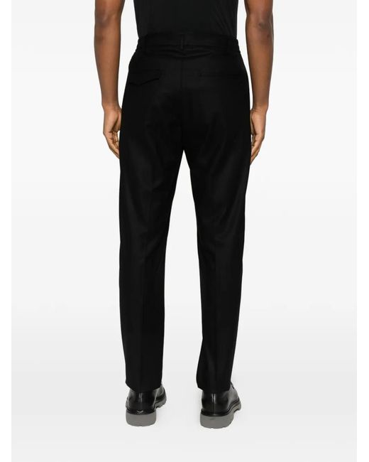 Pantalones Elásticos Tagliatore de hombre de color Black