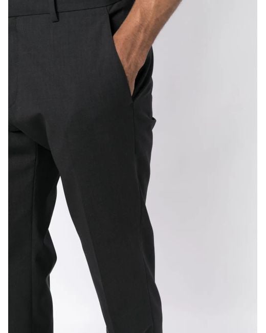 Boss Black Slim-Cut Mid-Rise Trousers for men