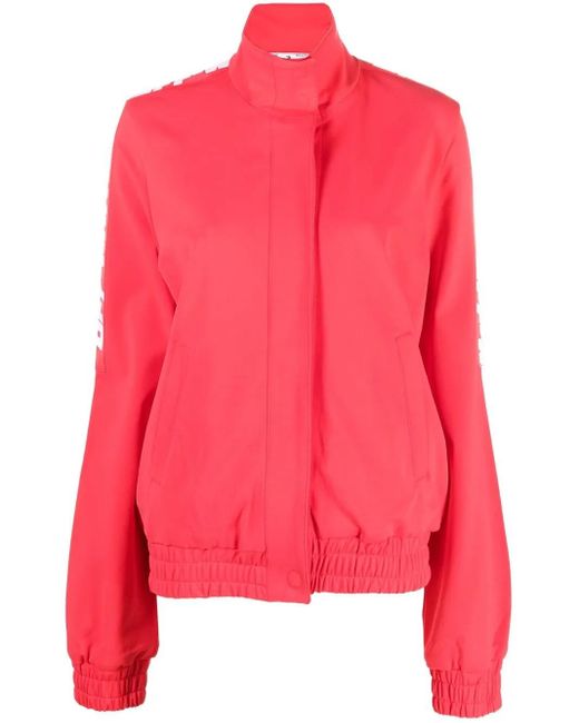 Off-White c/o Virgil Abloh Pink Logo Strap Lightweight Jacket