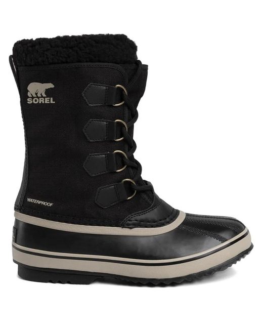 Sorel Black Winter Carnival Hiking Boots