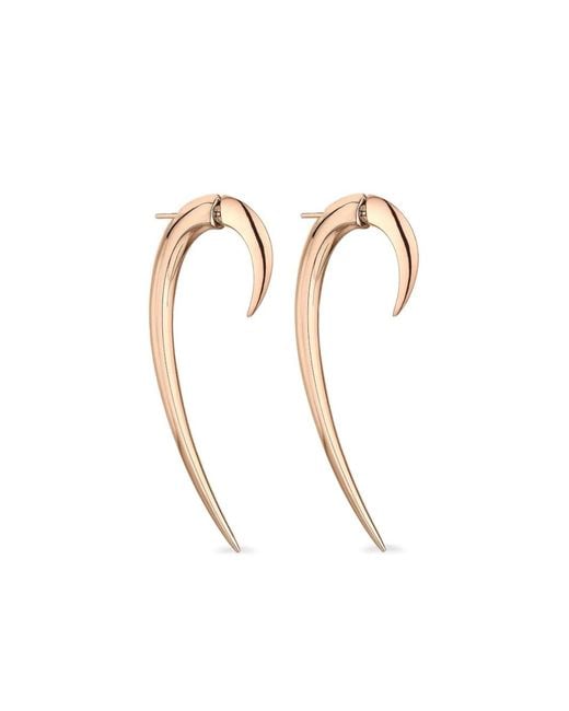 Shaun Leane White 18K Rose Vermeil Hook Earrings