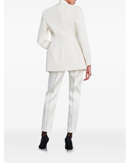 Wardrobe NYC White Front Flap Pockets Jacket