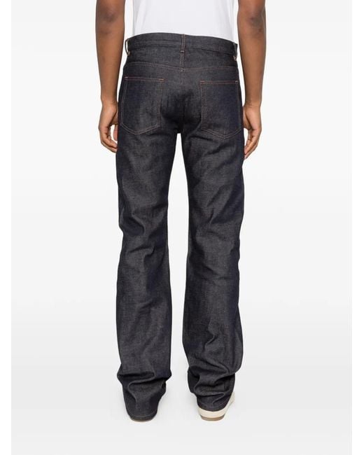 A.P.C. Gray Rescue Five Pocket Jeans for men