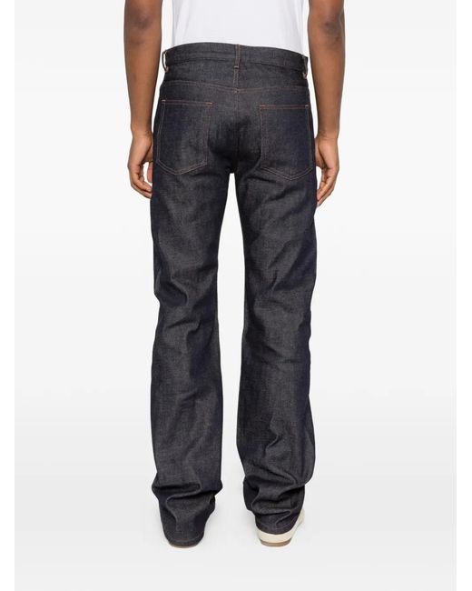 A.P.C. Gray Rescue Five Pocket Jeans for men