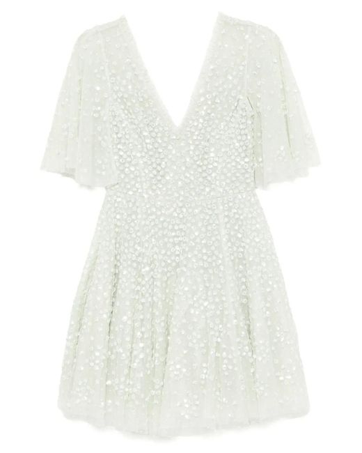 Needle & Thread White Leila Dress