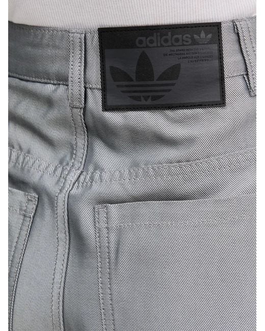 Adidas Gray Stripe-Detail Jeans