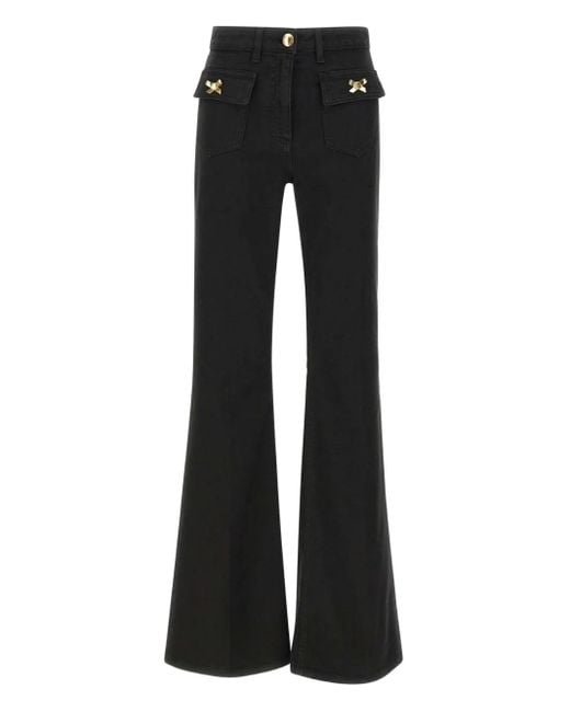 Elisabetta Franchi Black Flared Jeans