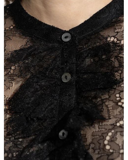 Ulla Johnson Cecile Blouse in het Black
