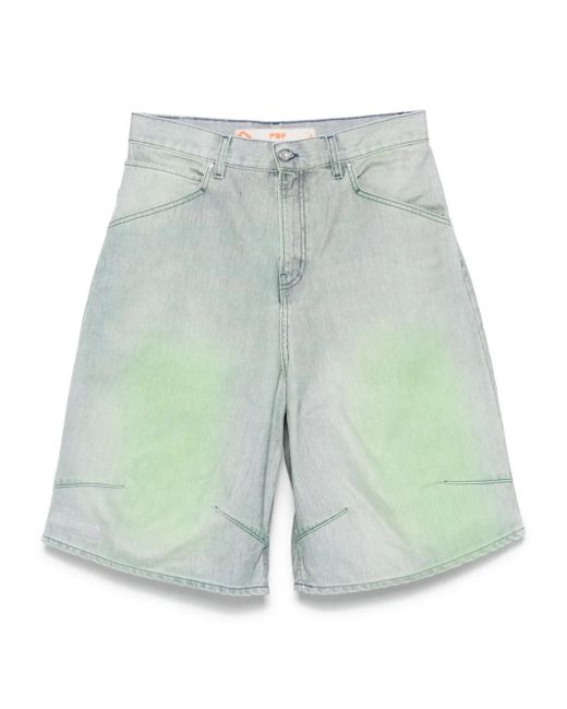 メンズ PDF Denim Shorts Blue