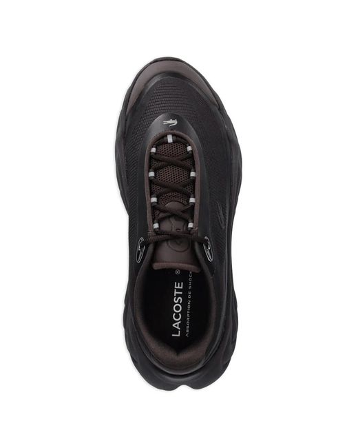 Lacoste Black Spinor Premium Low-Top Sneakers for men