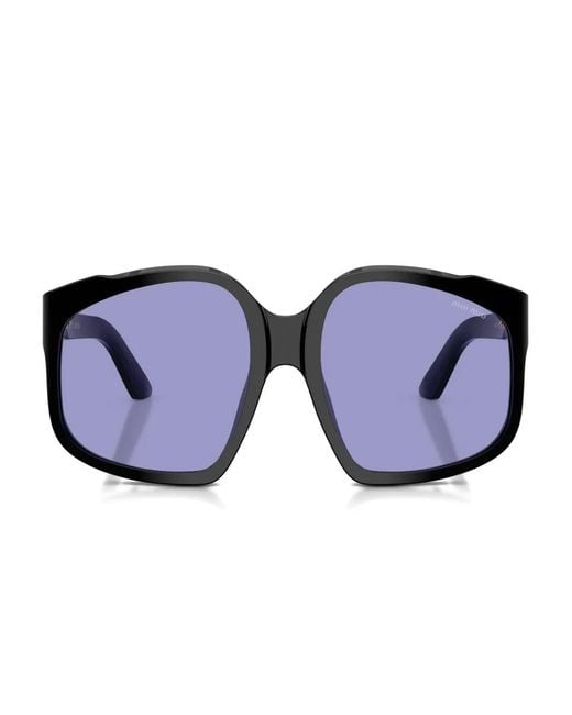 Miu Miu Blue Oversized-Frame Sunglasses