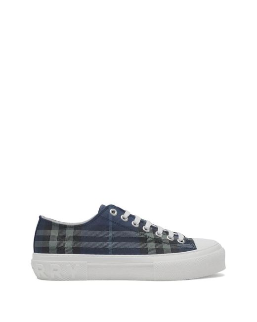 Burberry White River Check Sneakers for men