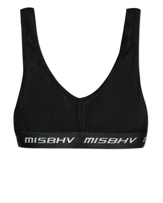 M I S B H V Black Classic Bra