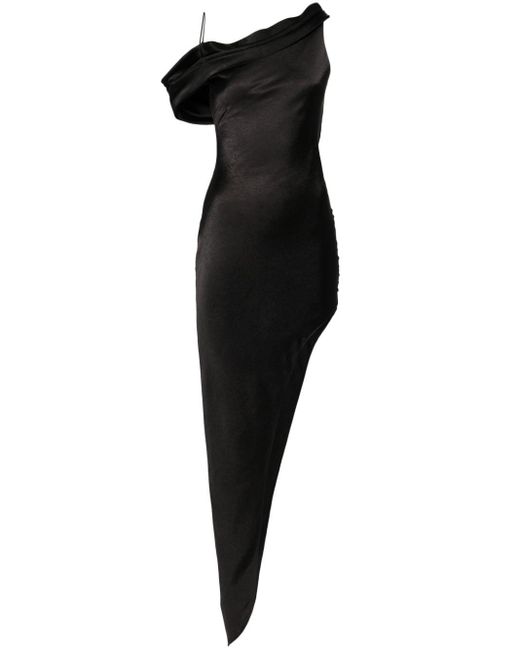 Robe mi-longue Chelsea De La Vali en coloris Black