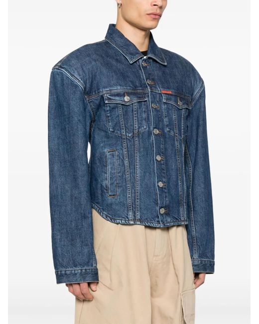 Martine Rose Blue Denim Jacket for men