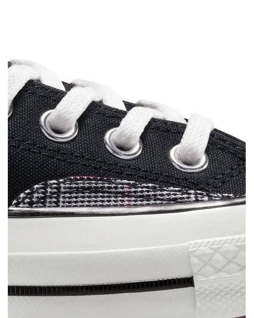 Converse Black Chuck 70 Floral Embroidered Sneakers