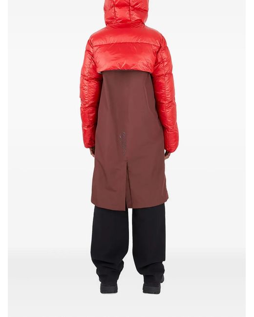 Colmar Red Hooded Puffer Jacket for men