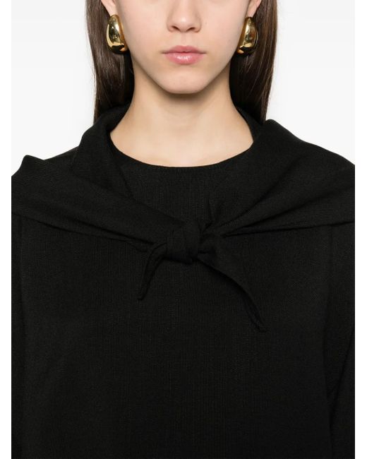 Studio Nicholson Black Bute Bluse