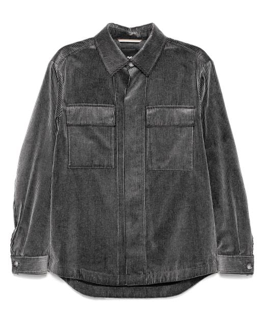Boss Gray Corduroy Jacket for men