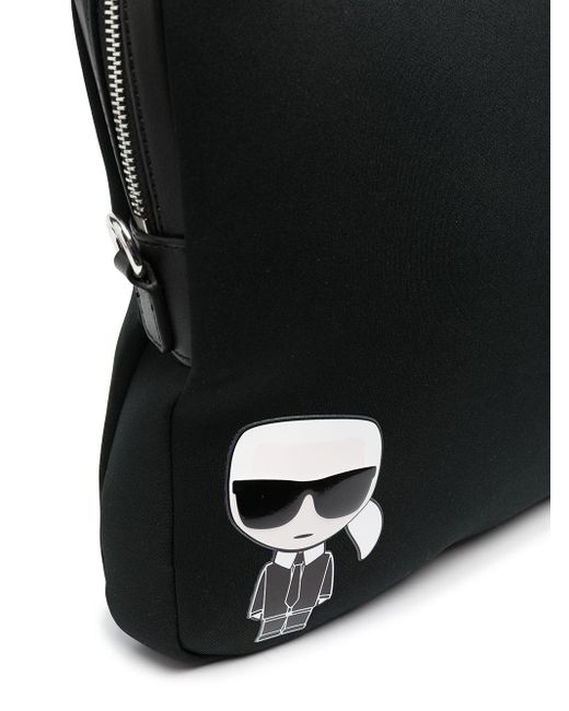 Karl Lagerfeld Ikonik Laptop Sleeve Strap Black | Lyst