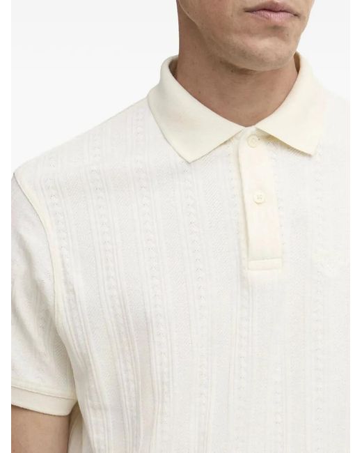 Barbour White Harwell Polo Shirt for men