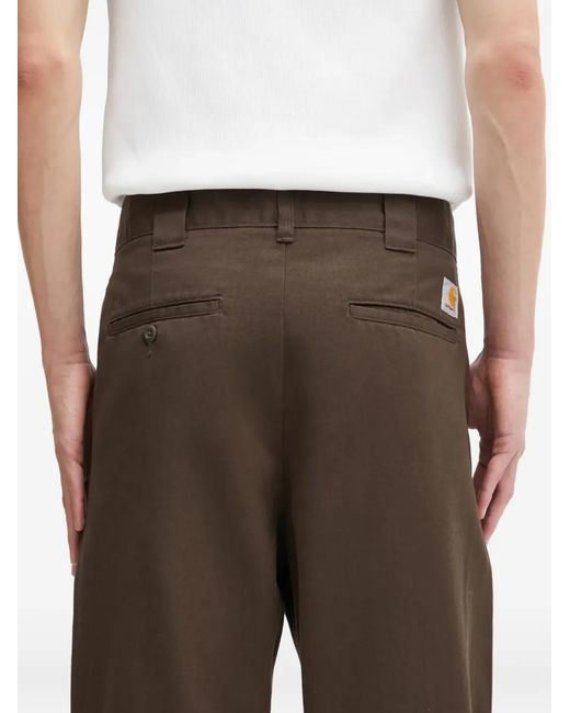 Carhartt Brown Buttoned Trousers for men