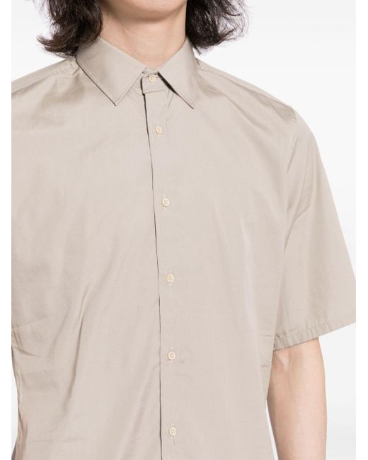 Gucci Kurzärmeliges Hemd in Natural für Herren