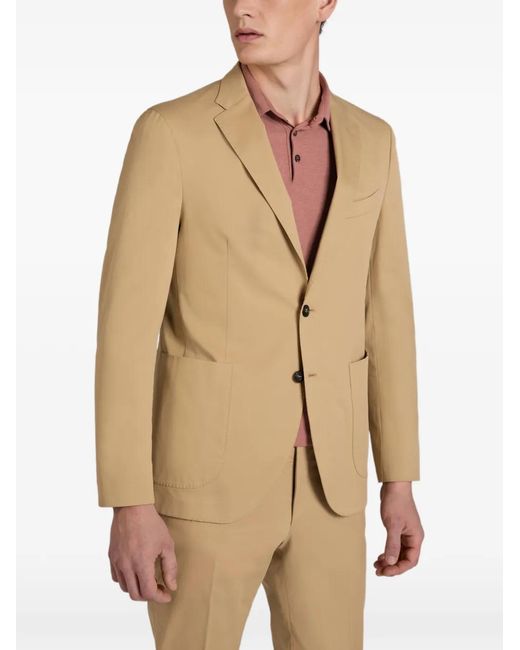 Incotex Natural Patch-Pocket Blazer for men