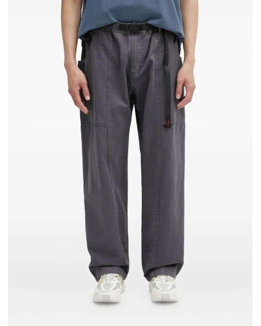Gramicci Gray Utility-Pocket Trousers for men