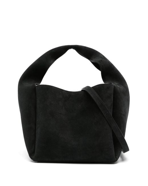 Sac Seau En Daim Totême  en coloris Black